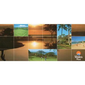 Wailea Maui Hawaii Unposted Postcard "The Quiet Side Of Maui"